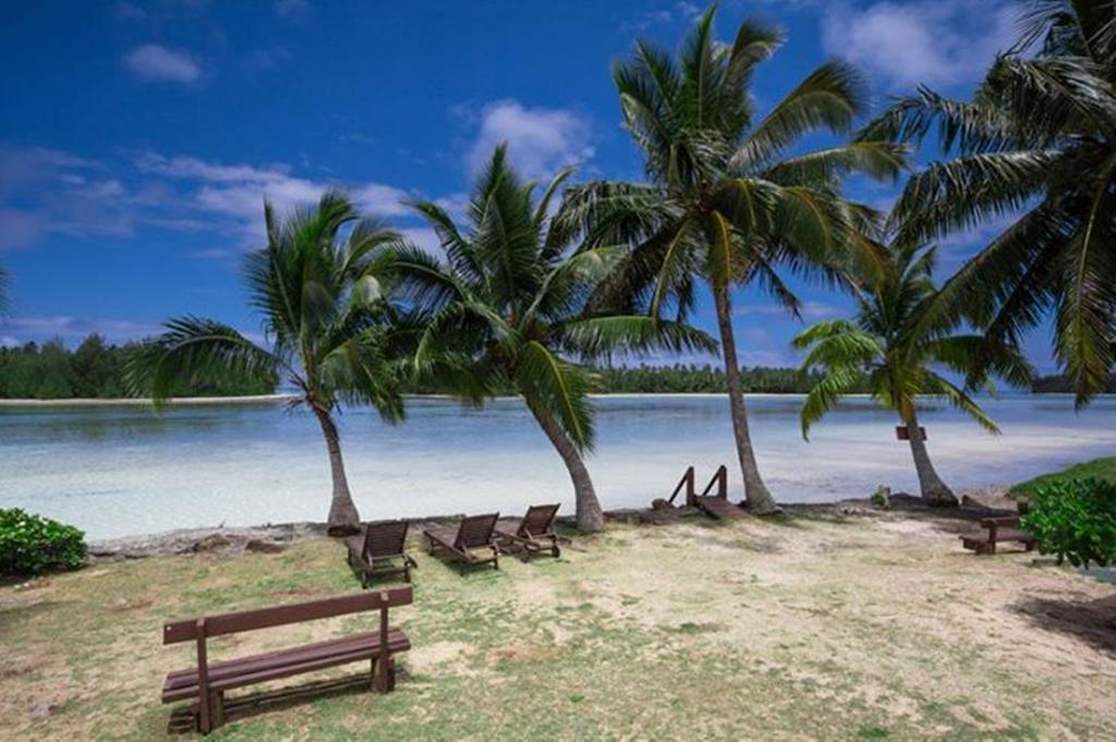 فيلا أفاروافي Aroko Bungalows الغرفة الصورة